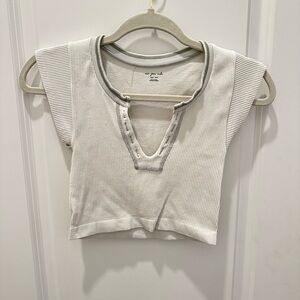 Urban Outfitters White Crop Top